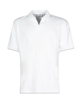 Polo Uomo Calvin Klein Smooth Cotton Open Placket