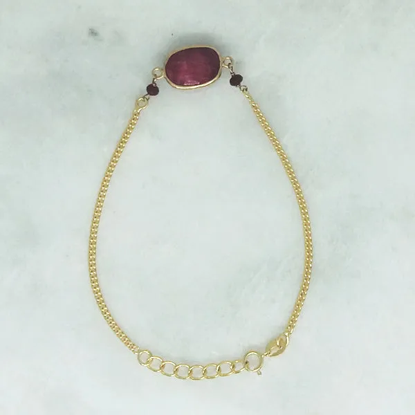 Ruby Single Bracelet