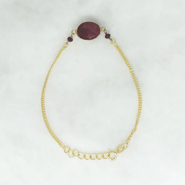 Ruby Single Bracelet