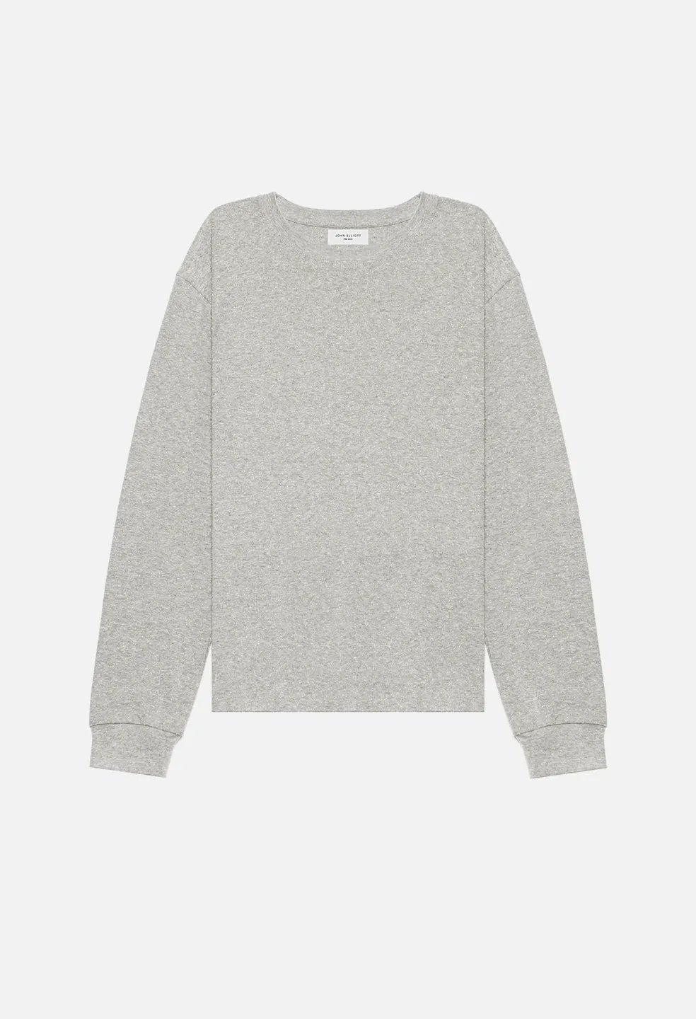 Silk Blend LS Tee / Grey