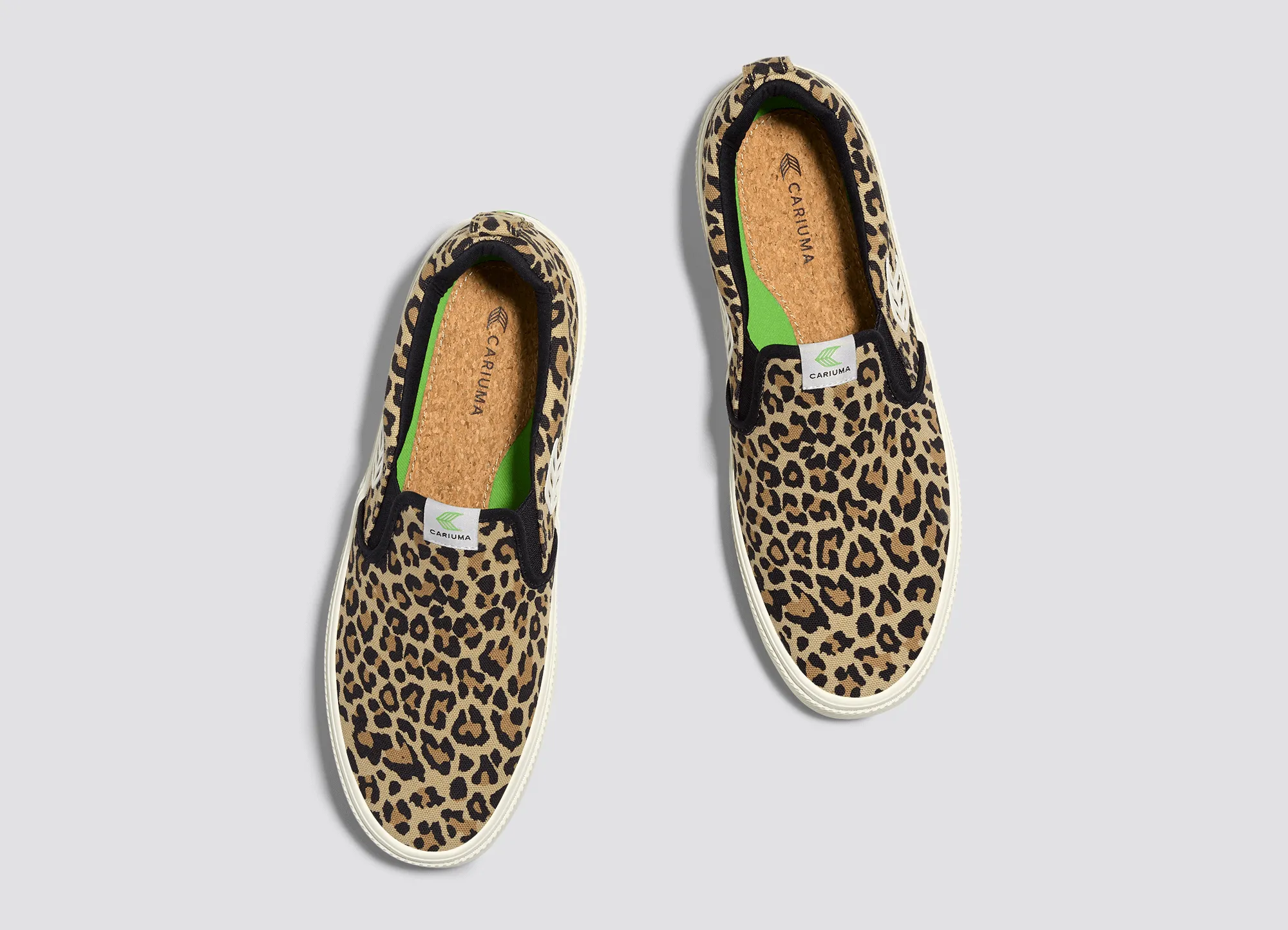 SLIP ON Leopard Print Canvas Sneaker Women