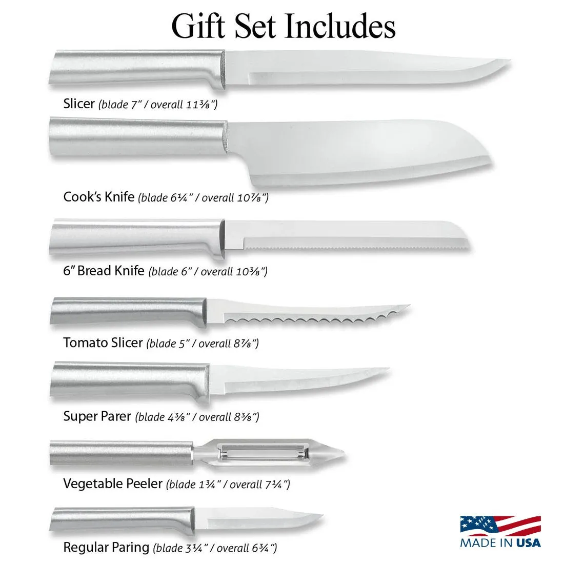 Starter Cutlery Gift Box Set by Rada Cutlery Made in USA S38