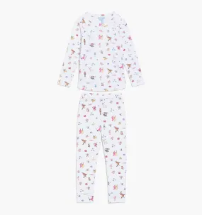 The Baby Holiday Pajama Set - Skier’s Delight