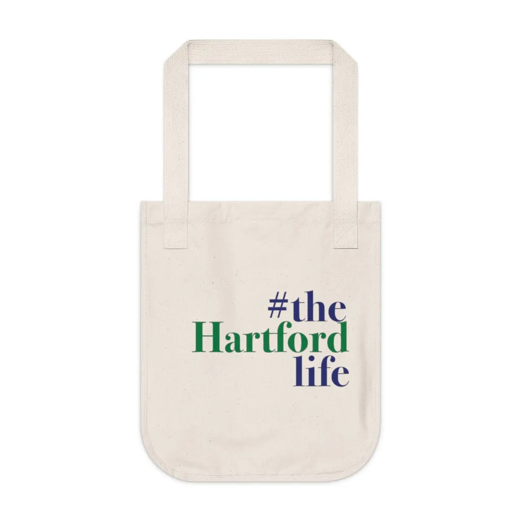 #thehartfordlife Organic Canvas Tote Bag