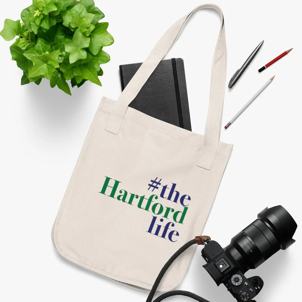 #thehartfordlife Organic Canvas Tote Bag