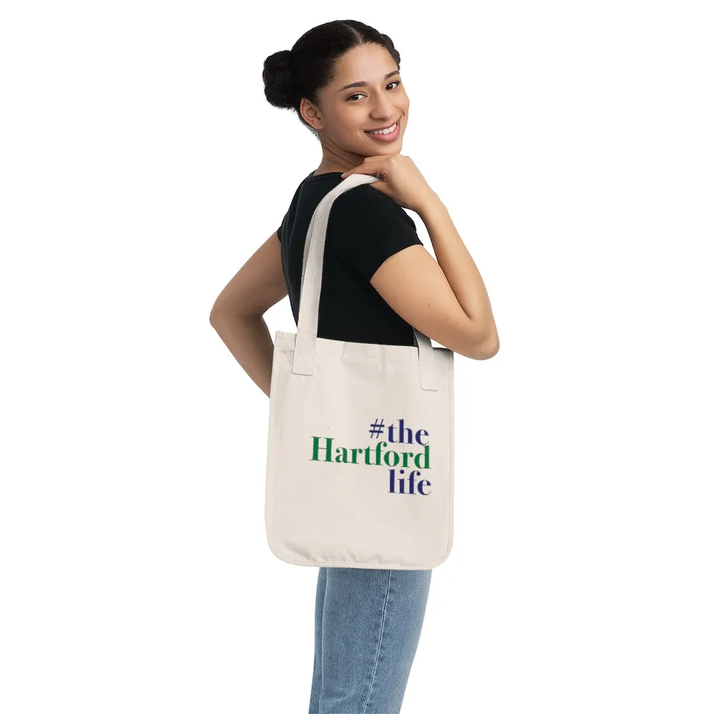 #thehartfordlife Organic Canvas Tote Bag