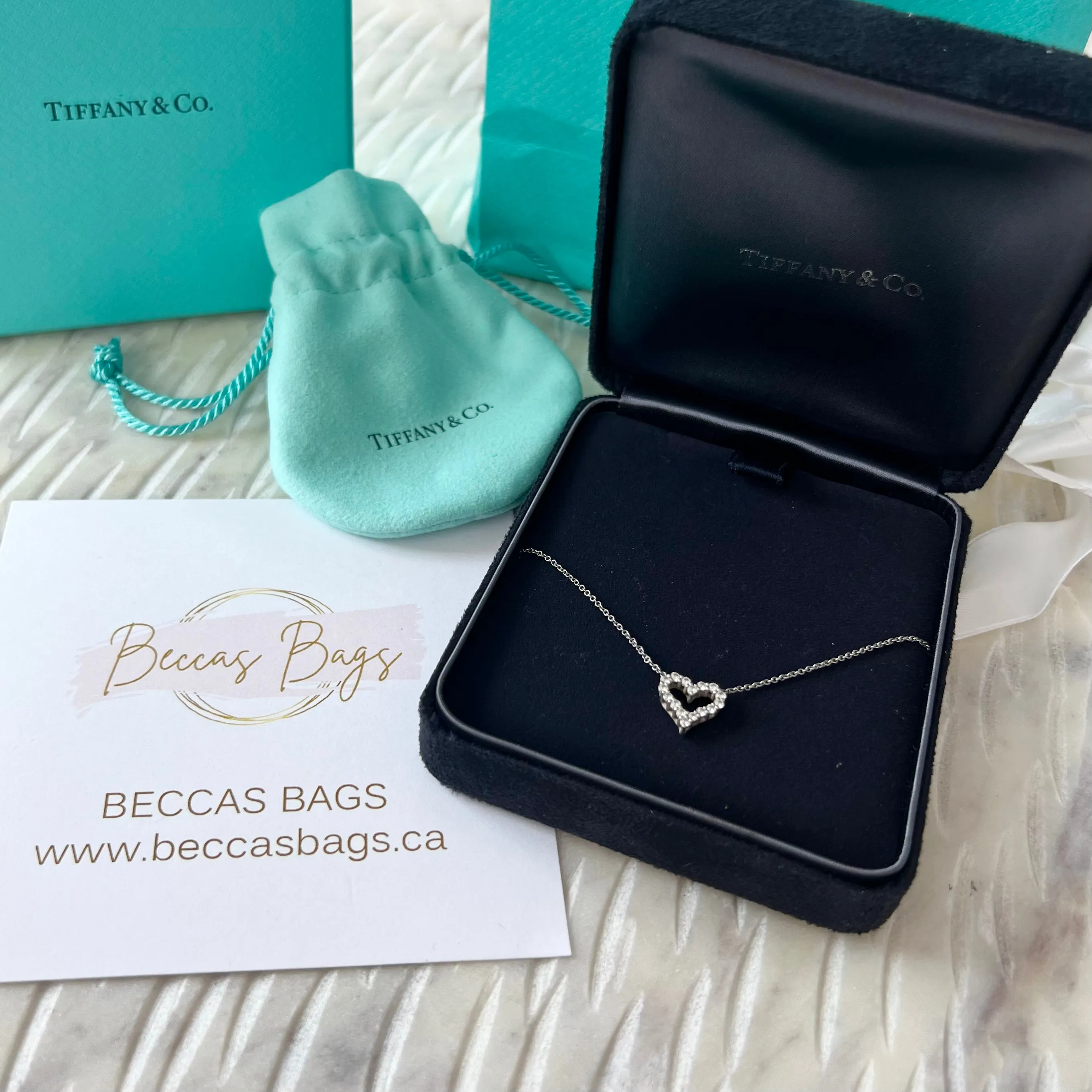 Tiffany & Co Hearts Pendant Necklace