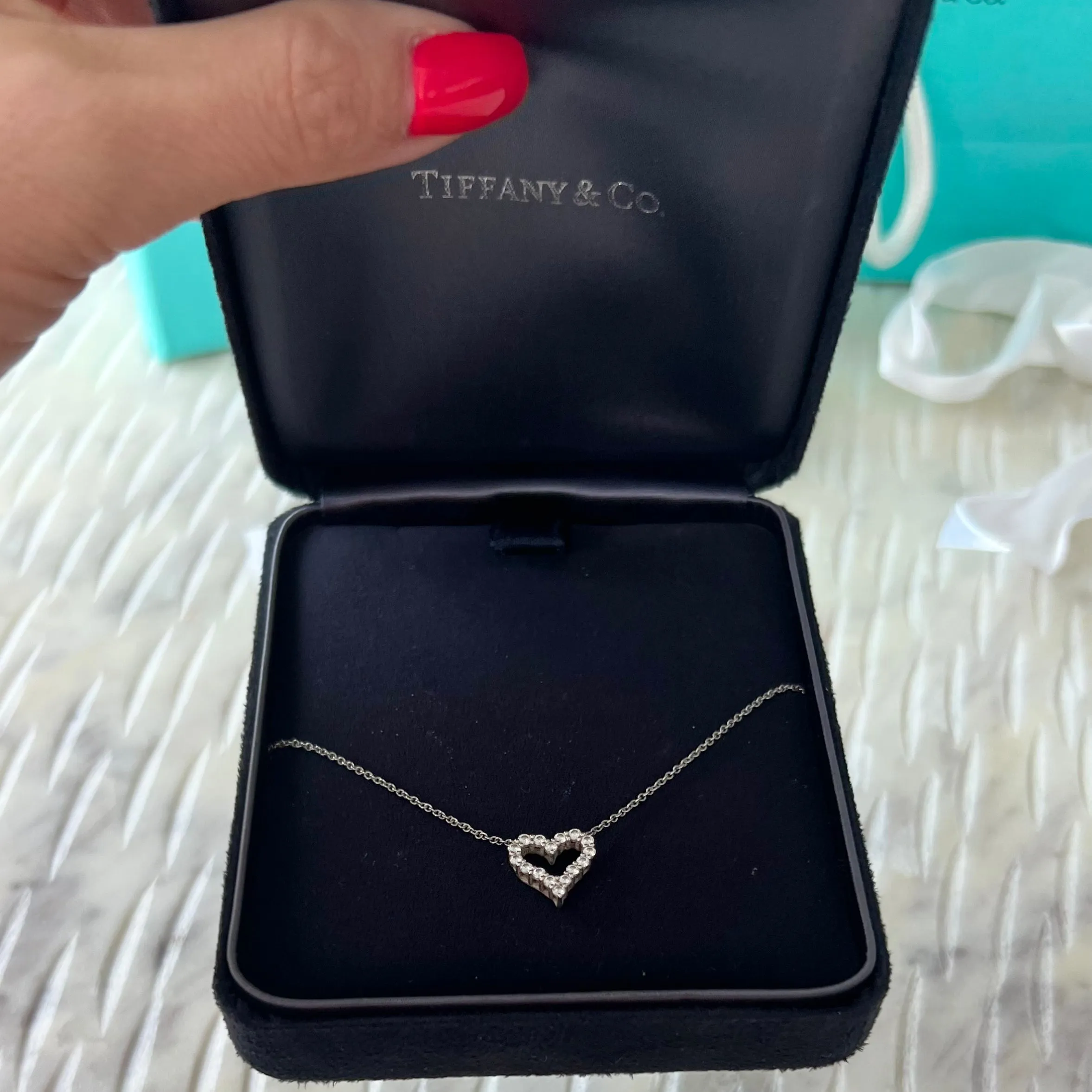 Tiffany & Co Hearts Pendant Necklace