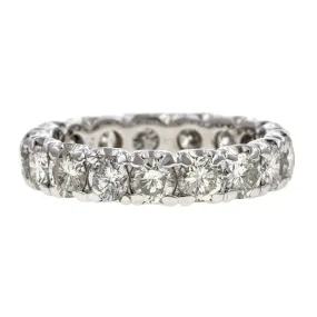 Vintage Diamond Eternity Wedding Band