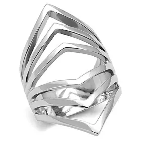 WildKlass Stainless Steel Ring High Polished Women