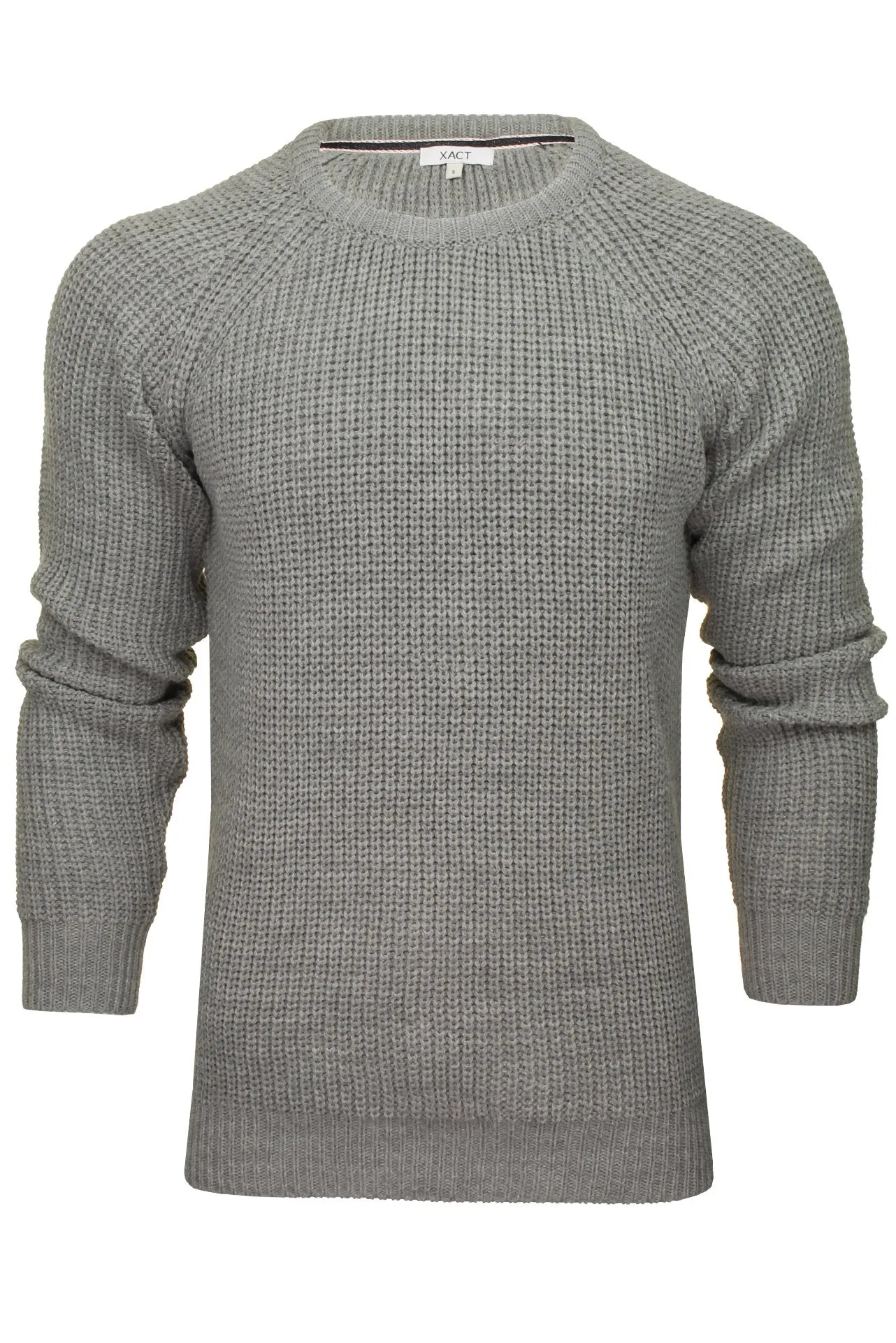 Xact Men's Chunky Fisherman Knit Jumper