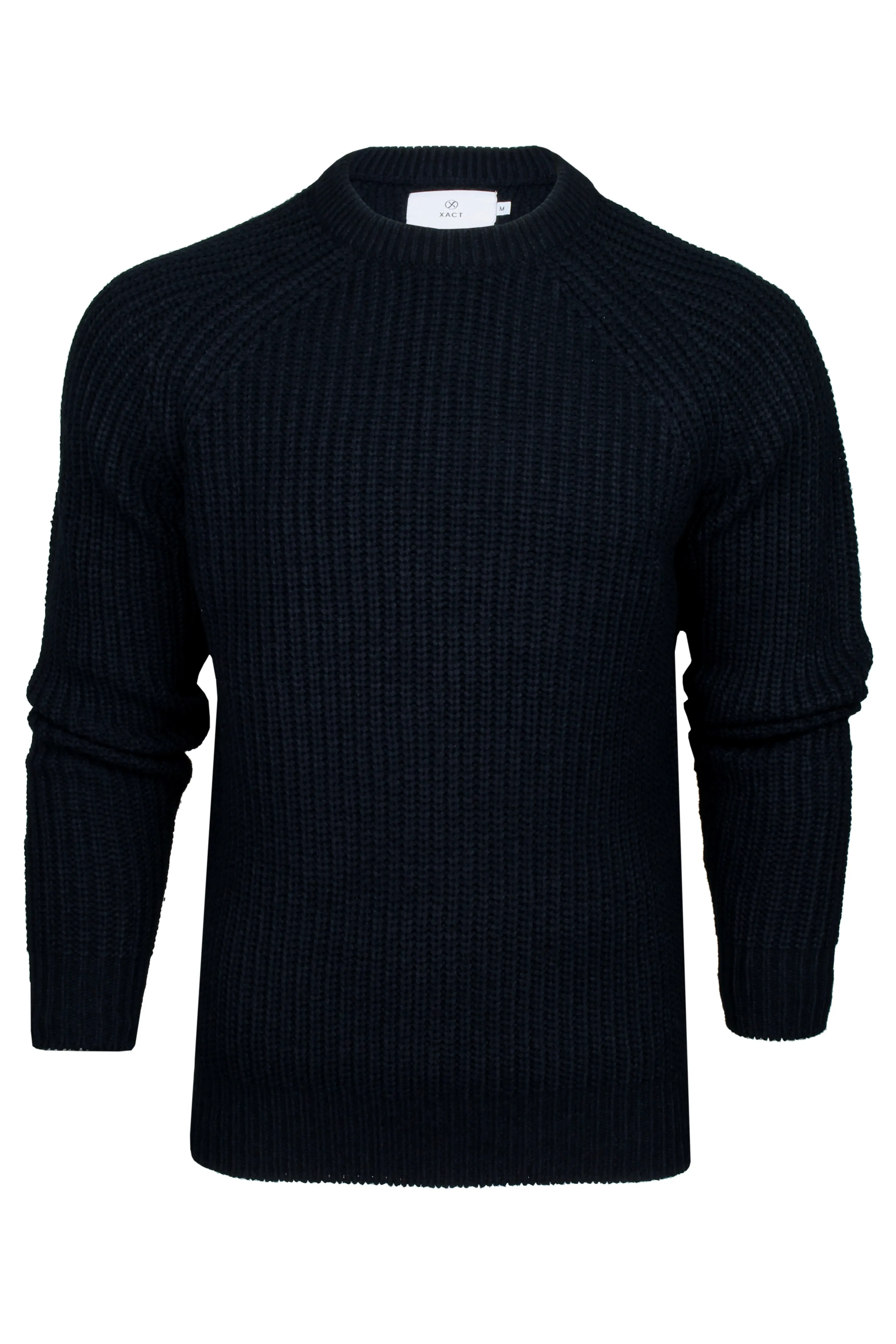 Xact Men's Chunky Fisherman Knit Jumper