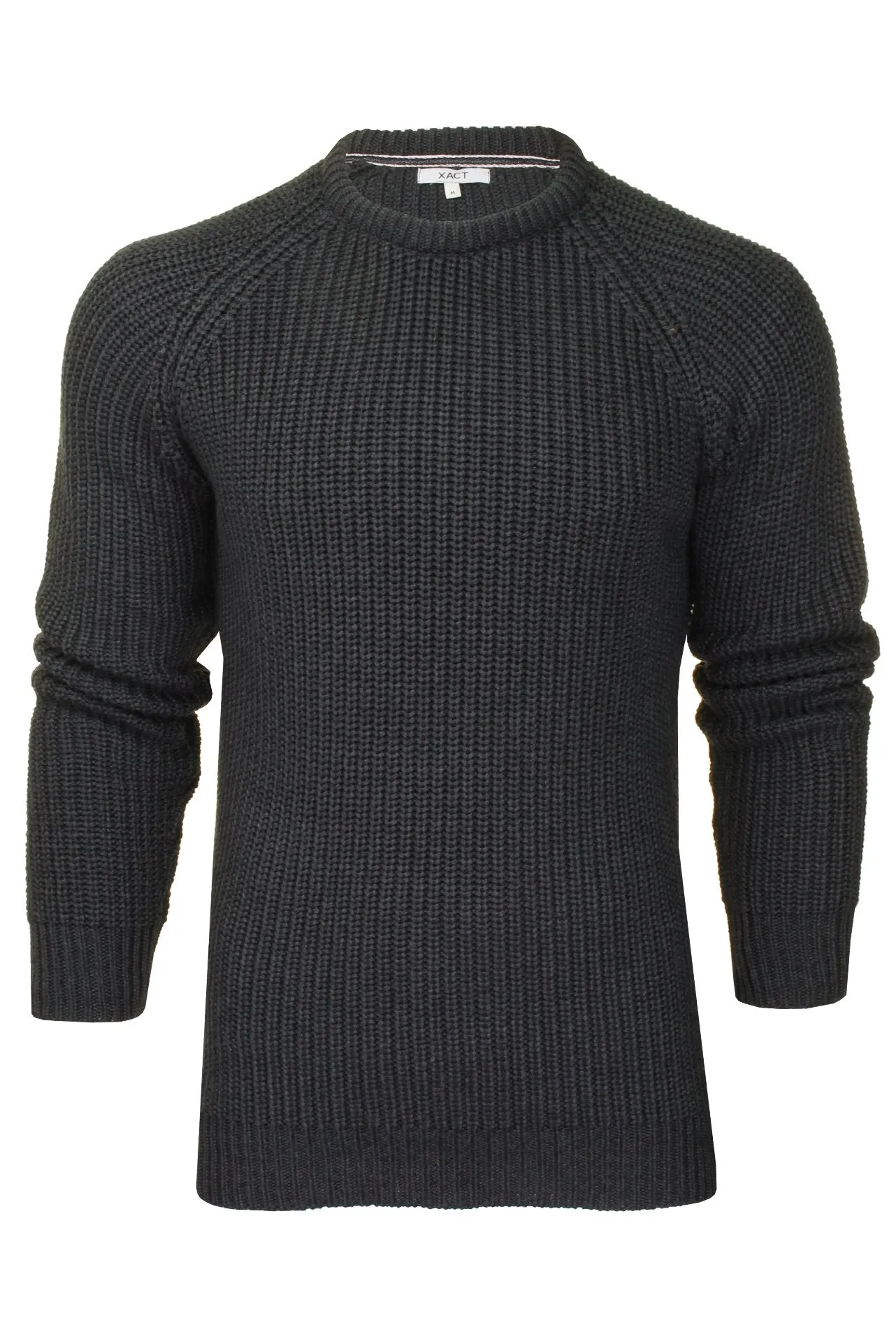 Xact Men's Chunky Fisherman Knit Jumper