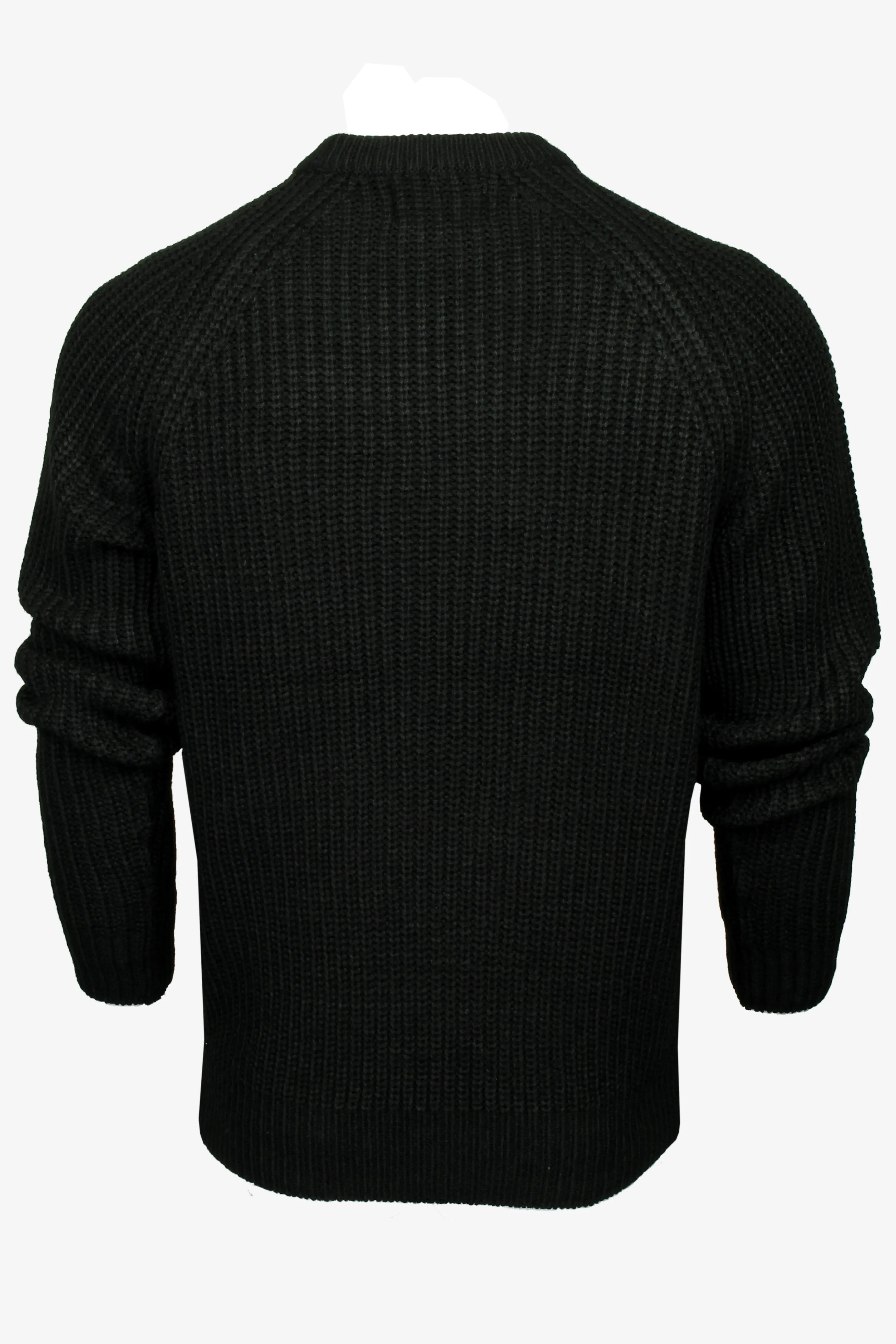 Xact Men's Chunky Fisherman Knit Jumper